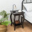 Costway Set of 2 End Table Living Room Accent Table Sofa Side Table-Coffee 3