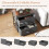 Casart Storage Organizer Nightstand Bedside Table with Removable Lid-Grey 3
