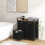 Casart Freestanding Laundry Hamper Laundry Basket Organizer w/3 Pull-Out Removable Bags 3