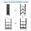 Casart 4-Tier Foldable Storage Shelf Collapsible Storage Rack-Black 7