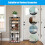 Casart 7-tier Double Shoe Storage Tower Organiser Unit Home Display Shelf Rack Stand 5