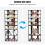 Casart 7-tier Double Shoe Storage Tower Organiser Unit Home Display Shelf Rack Stand 4