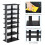 Casart 7-tier Double Shoe Storage Tower Organiser Unit Home Display Shelf Rack Stand 2