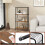 Casart 4-Tier Bookshelf Open-Back Storage Shelf Display Rack Shelving Unit 6