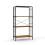 Casart 4-Tier Bookshelf Open-Back Storage Shelf Display Rack Shelving Unit 10