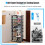 Casart 7-tier Double Shoe Storage Tower Organiser Unit Home Display Shelf Rack Stand 9