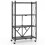 Casart 4-Tier Foldable Storage Shelf Collapsible Storage Rack-Black 10