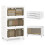 Casart 3-Tier Stackable Storage Bins Bedroom Collapsible Storage Boxes-White 10
