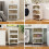 Casart 3-Tier Stackable Storage Bins Bedroom Collapsible Storage Boxes-White 3
