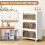 Casart 3-Tier Stackable Storage Bins Bedroom Collapsible Storage Boxes-White 6