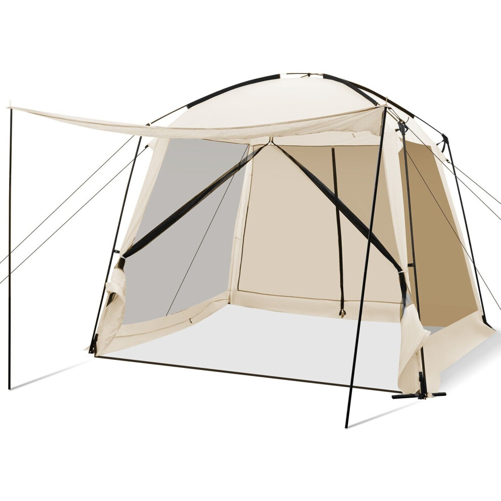 300 x 300 cm Screened Canopy Tent Screen Shelter Gazebo 8 Person