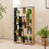 Casart 120cm Tall Bookshelf Modern Geometric Bookcase Book Storage Organizer 7