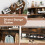 Casart 170cm Tall Hall Tree 4-in-1 Coat Rack Freestanding Entryway Bench 6