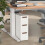 Casart Narrow Storage Cabinet For Small Space 3-Drawer Rolling Organizer Unit 8