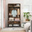 Casart 170cm Tall Hall Tree 4-in-1 Coat Rack Freestanding Entryway Bench 9