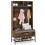 Casart 170cm Tall Hall Tree 4-in-1 Coat Rack Freestanding Entryway Bench 1