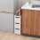Casart Narrow Storage Cabinet For Small Space 3-Drawer Rolling Organizer Unit 3