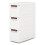 Casart Narrow Storage Cabinet For Small Space 3-Drawer Rolling Organizer Unit 9