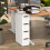 Casart Narrow Storage Cabinet For Small Space 4-Drawer Rolling Organizer Unit 8