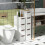 Casart Narrow Storage Cabinet For Small Space 4-Drawer Rolling Organizer Unit 9