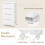 Casart Rolling Storage Cabinet Vertical Storage Unit with 5 Drawers 10