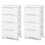 Casart Rolling Storage Cabinet Vertical Storage Unit with 5 Drawers 9