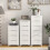 Casart Rolling Storage Cabinet Vertical Storage Unit with 7 Drawers 8