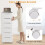 Casart Rolling Storage Cabinet Vertical Storage Unit with 7 Drawers 5