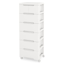 Rolling Storage Cabinet Vertical Storage Unit with 7 Drawers
