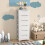 Casart Rolling Storage Cabinet Vertical Storage Unit with 7 Drawers 9