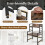 Casart 3-Tier Microwave Stand Kitchen Countertop Organizer-Coffee 8