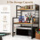 Casart 3-Tier Microwave Stand Kitchen Countertop Organizer-Coffee 9