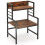Casart 3-Tier Microwave Stand Kitchen Countertop Organizer-Coffee 10