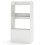 Casart Bookcase with Drawer Freestanding Bookshelf w/ 3-Tier Open Shelf White 10