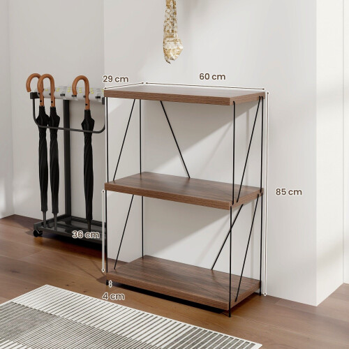Casart 3-Tier Multipurpose Display Rack Industrial Storage Shelving Unit 1