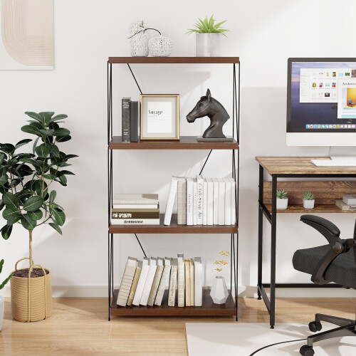 Casart 4-Tier Multipurpose Display Rack Industrial Storage Shelving Unit 2