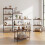 Casart 4-Tier Multipurpose Display Rack Industrial Storage Shelving Unit 10