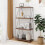 Casart 4-Tier Multipurpose Display Rack Industrial Storage Shelving Unit 8