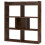 Casart 7 Cubes Open-back Bookshelf Home Storage Display Shelf Walnut 7