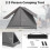 Casart 2-3 People Instant Pop-up Camping Tent One-Way Hiking Backpack 2