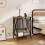 Casart Record Player Stand Turntable Stand Vinyl Storage Cabinet Grey 3