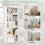 Casart 5-tier Bookshelf Bookcase Home Organizer Display Shelf 2