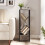 Casart Tree Bookshelf 4 Tier Floor Standing Storage Organizer with Drawer 9