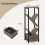 Casart Tree Bookshelf 4 Tier Floor Standing Storage Organizer with Drawer 3
