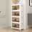 Casart 4 Pack Stackable Storage Cabinet Folding Home Organizer Lockable Wheels 44 Gal 3