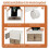 Casart 4 Pack Stackable Storage Cabinet Folding Home Organizer Lockable Wheels 44 Gal 8
