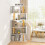 Casart 5-Tier Geometric Bookcase 157CM S-Shaped Bookshelf 3