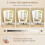 Casart Vanity Dressing Table and Chair Set Set w/Mirror and Lights-White 6