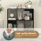 Casart Open Shelf Bookcase Mid Century Modern Minimalist Cube Bookshelf-Black 6