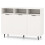 Casart Sideboard Buffet Cabinet Kitchen Storage Cabinet with Shelves-White 10